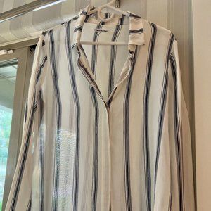 Reformation Striped Blouse